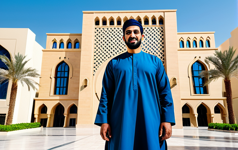 생성형 AI와 저작권법의 충돌 - Modern Arab Architect**
"A professional Arab architect in modest, contemporary clothing, standing c...